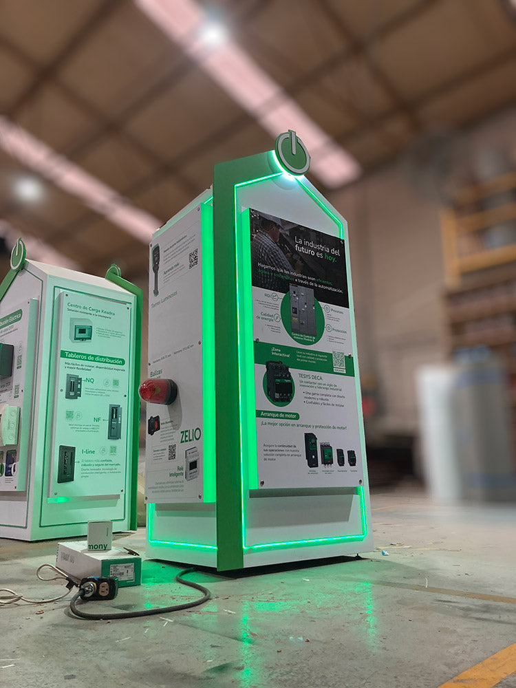 Exhibidor Schneider para Bricos