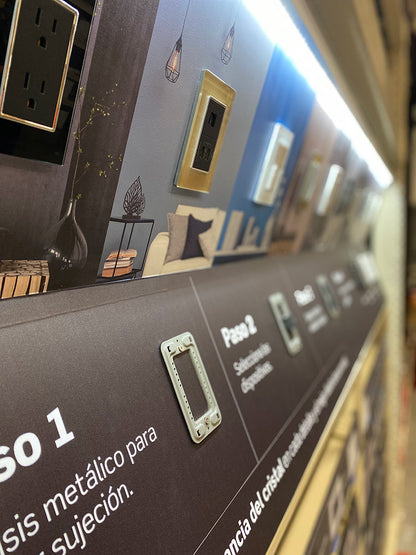Exhibidor en Home Depot